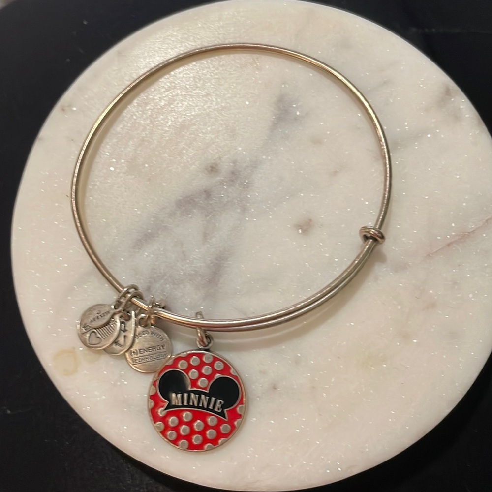 Disney Minnie Alex and Ani Bracelet in Silver